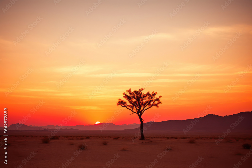 Golden Hour in the Desert