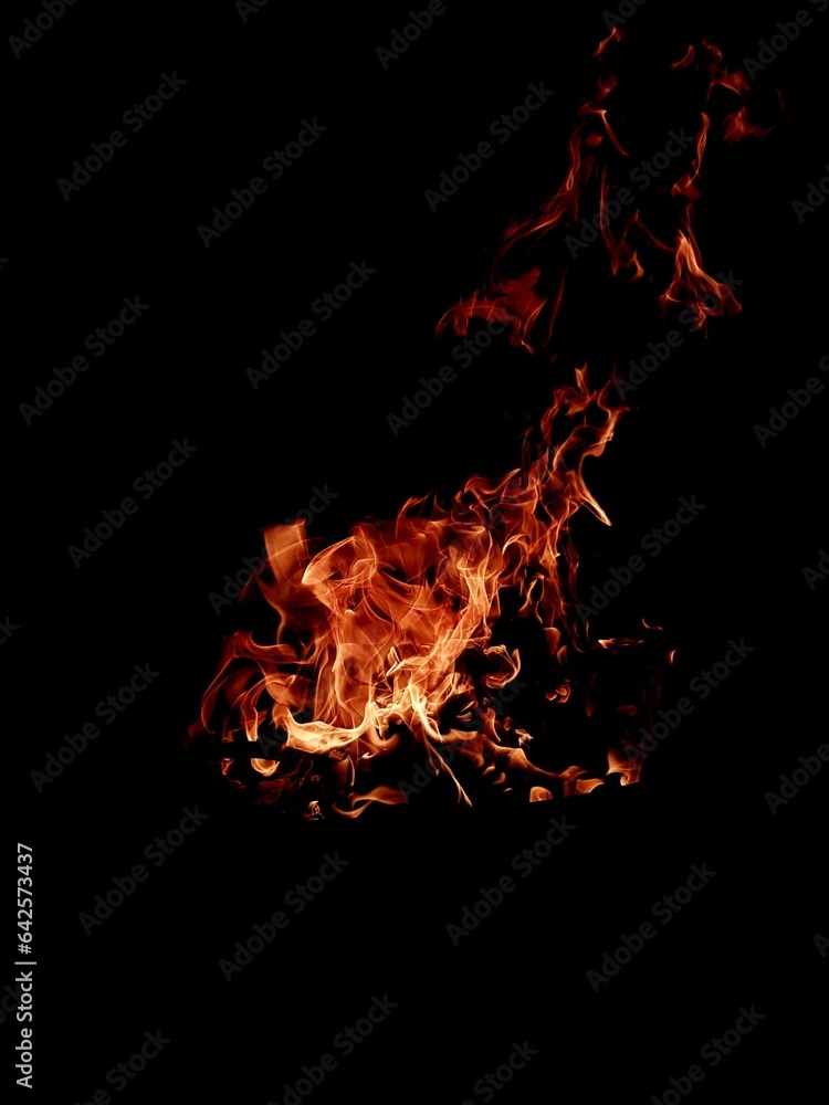Obraz premium A fire is a powerful and dynamic natural phenomenon that can be boht mesmerizing and destructive.