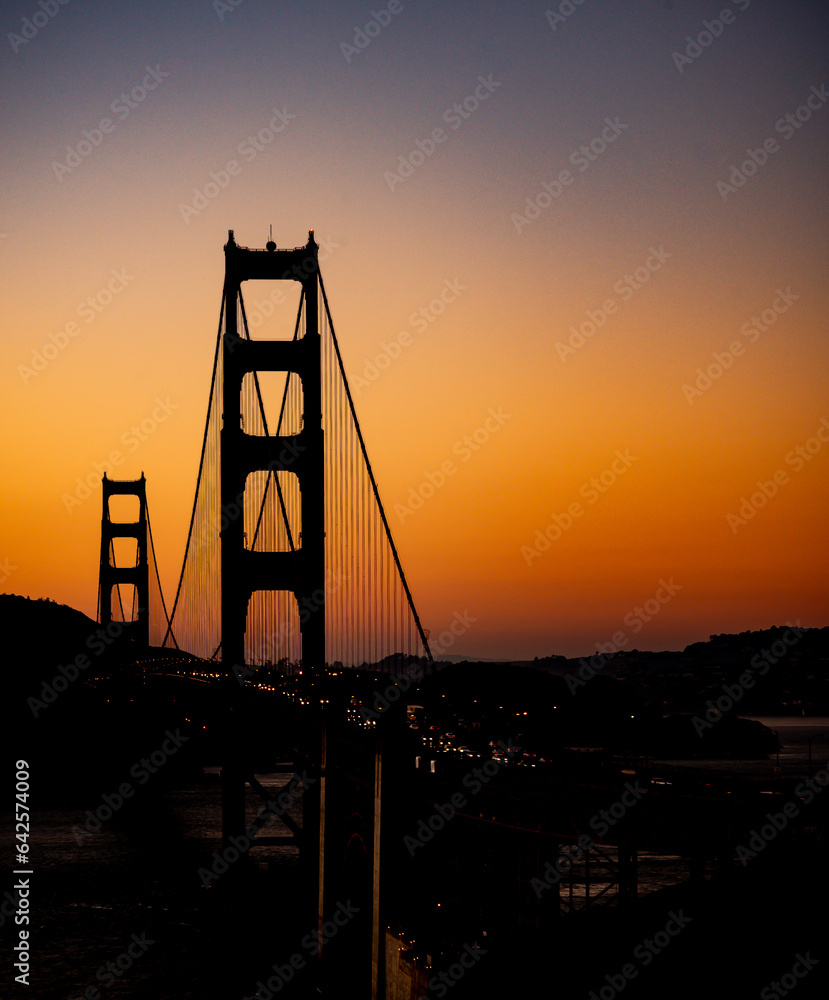 Naklejka premium Golden Gate bridge San Francisco