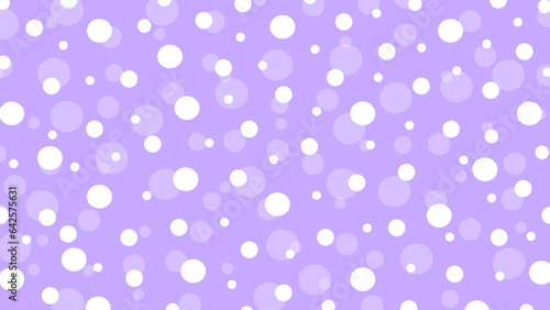 Purple seamless pattern with white drops