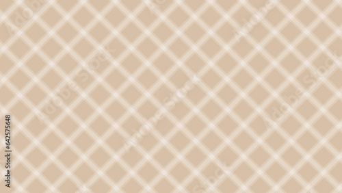 Diagonal white checkered in the beige background