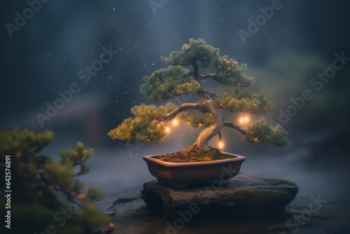 Photograph of a Bonsai Tree