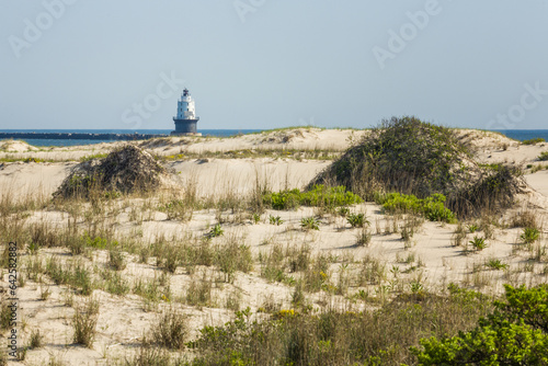 Harbor of Refuge Lighthouse, Henelopen, Delaware.