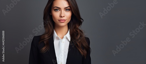 Confident businesswoman in ...