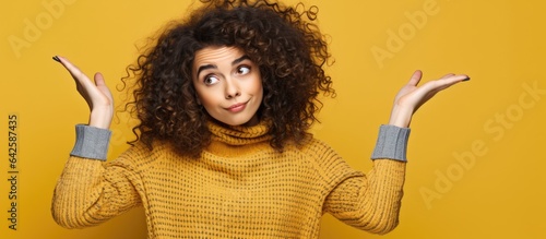 Stunning brunette girl in c...