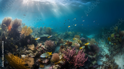 Beautiful underwater wildlife