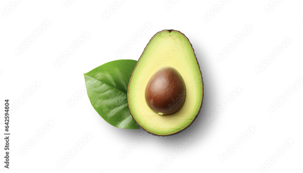 avocado isolated