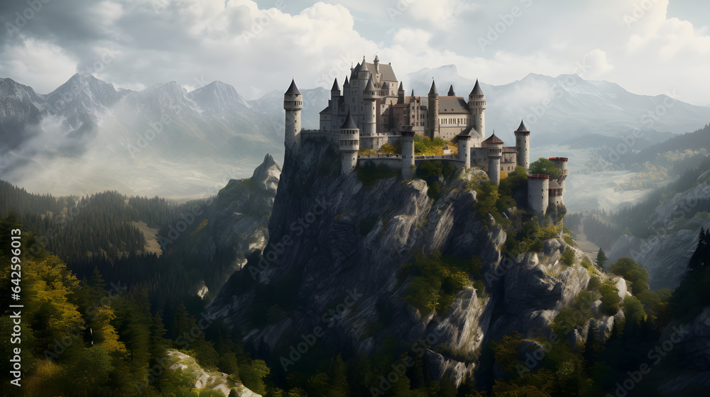 Beautiful realistic castle