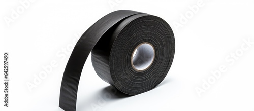 Black electrical tape isola...