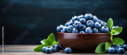 Blueberries recently gather...
