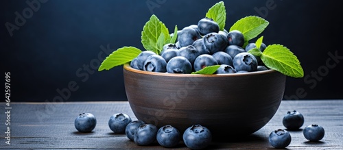 Blueberries recently gather...