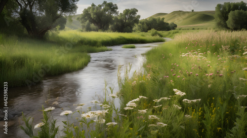 Beautiful realistic river