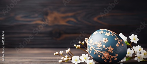 Egg on a wooden background ...