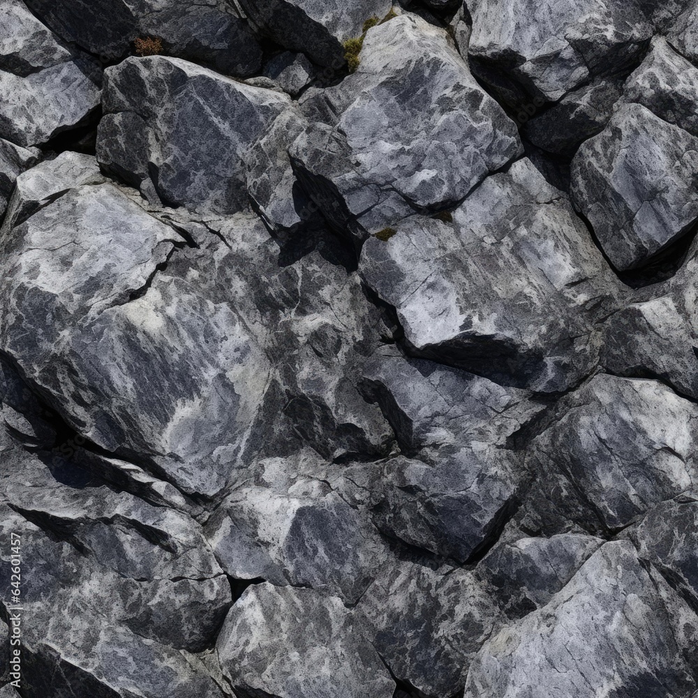Seamless texture of granite stones