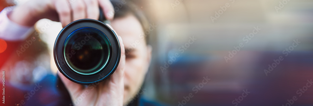Photographer and photo shooting Photographer and photo shooting
