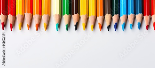 Pencils and erasers on paper