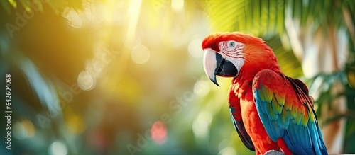 Sunny blurred backdrop with...