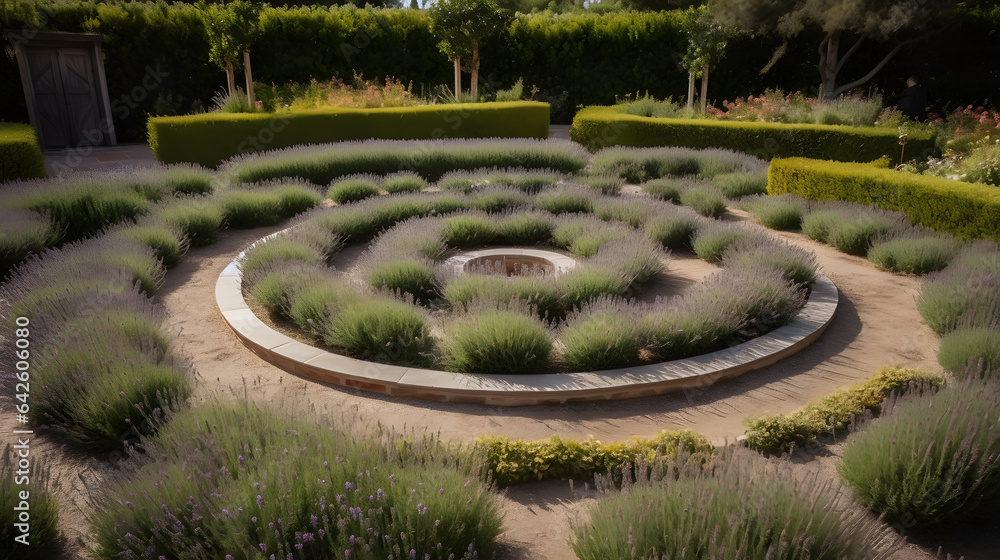 Beautiful realistic labyrinth Beautiful realistic labyrinth