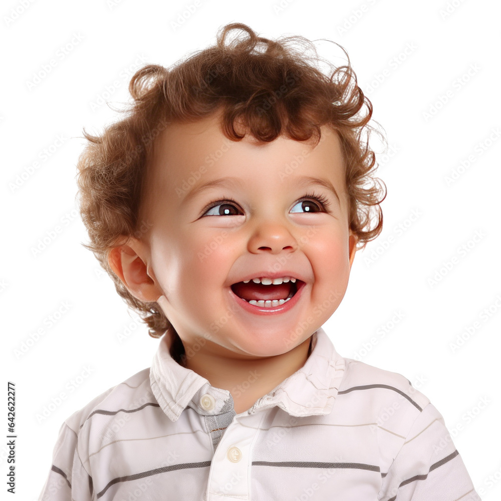 Joyful young child transparent background Joyful young child transparent background