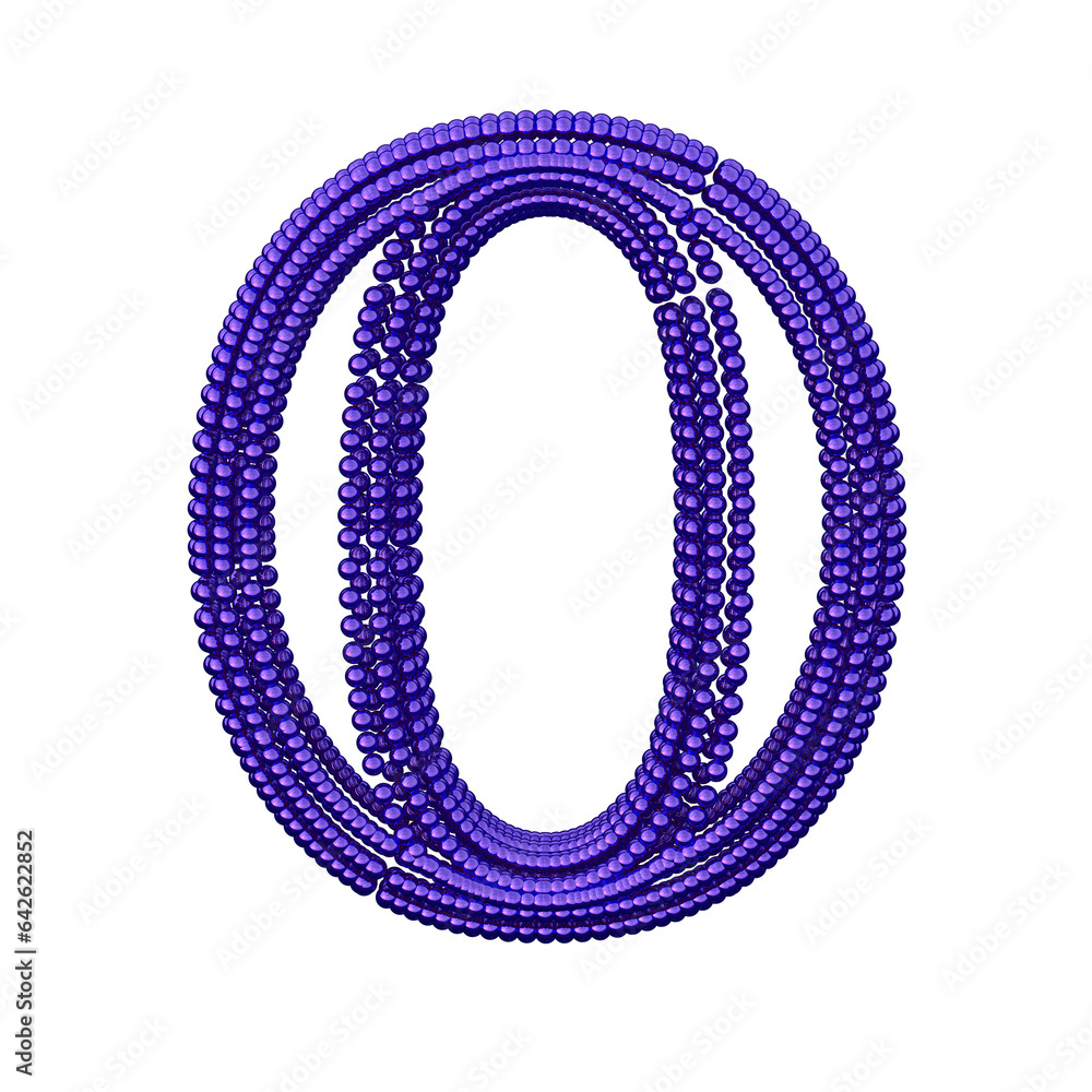Symbol of small dark purple spheres. letter o Symbol of small dark purple spheres. letter o