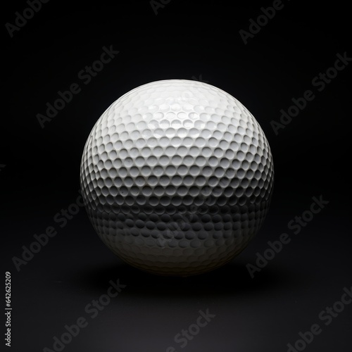 Professional Golf ball Sports Equipment Photorealistic Square Illustration. Sporting Gear Ai Generated Trendy Illustration with Active Game Golf ball Sports Equipment.