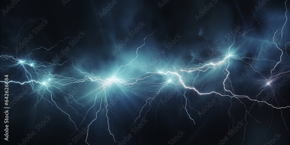 Lightning background. Generative AI. Lightning background. Generative AI.