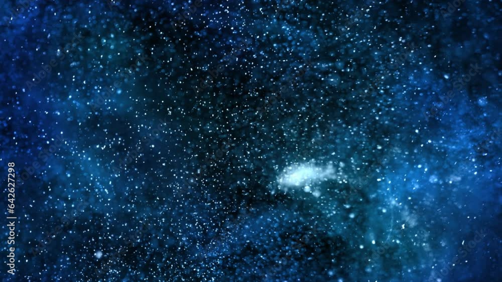 Blue Ice Particles Background 4K Loop features particles flowing with ...