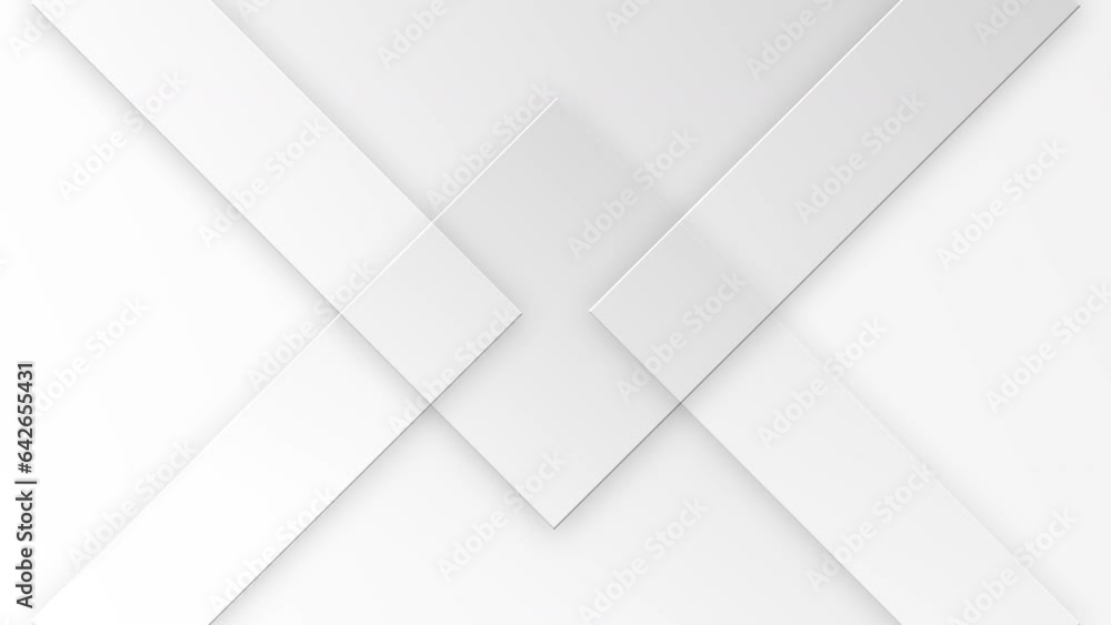Light white grey geometric abstract corporate motion background. Seamless loop. 4K footage Light white grey geometric abstract corporate motion background. Seamless loop. 4K footage