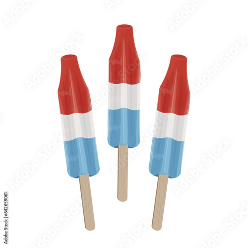 World Bomb Pop Day National Bomb Pop Day International Bomb Pop Day Illustration Logo