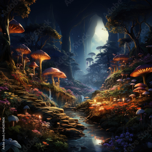 mushroom forest