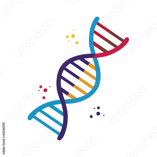 DNA hand drawn icon clipart avatar logotype isolated vector illustration