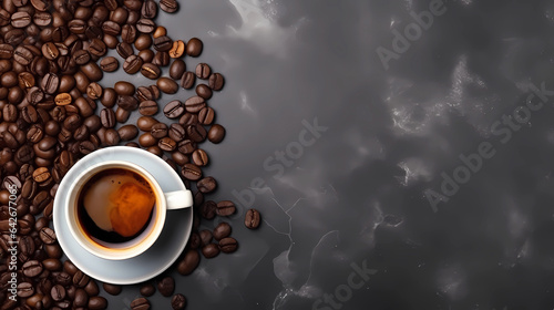 coffee and coffee beans 
