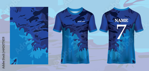 Sports wear jersey editable 