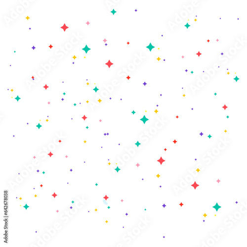 Vector colorful stars background, vector illustrartion