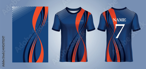 Sports wear jersey editable 