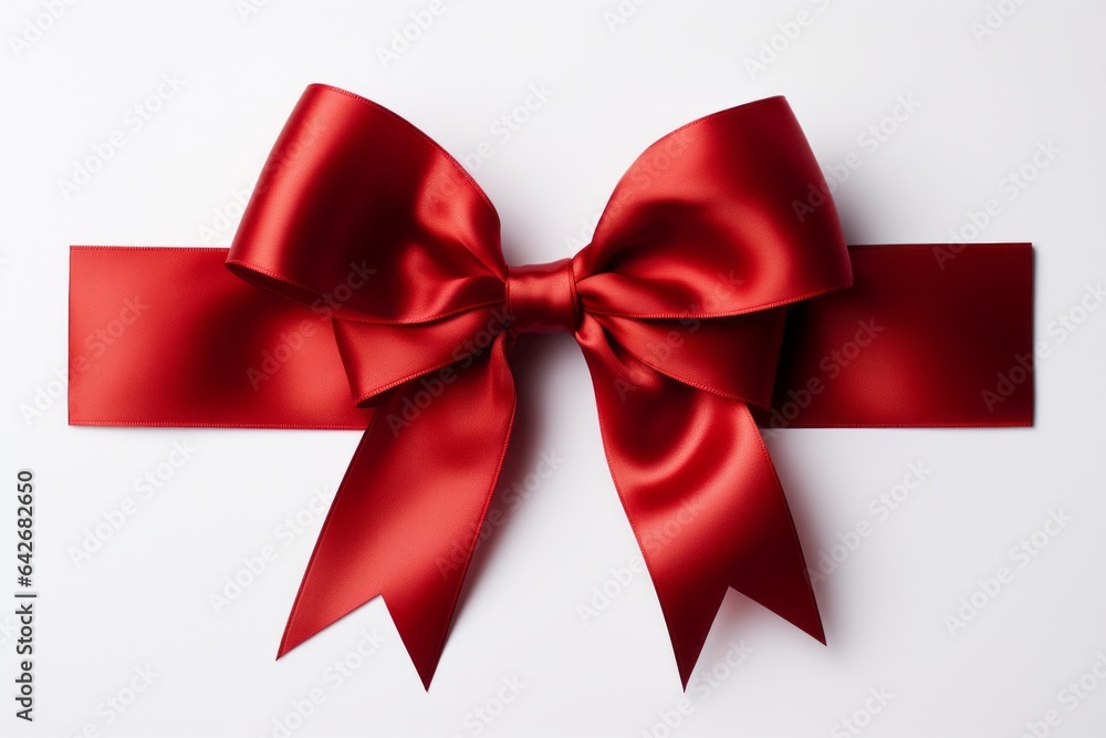 Bow for decorating gifts on a light plain background. Merry christmas and happy new year concept Bow for decorating gifts on a light plain background. Merry christmas and happy new year concept