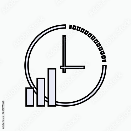 Capacity Icon. Measures, Proportion Symbol.