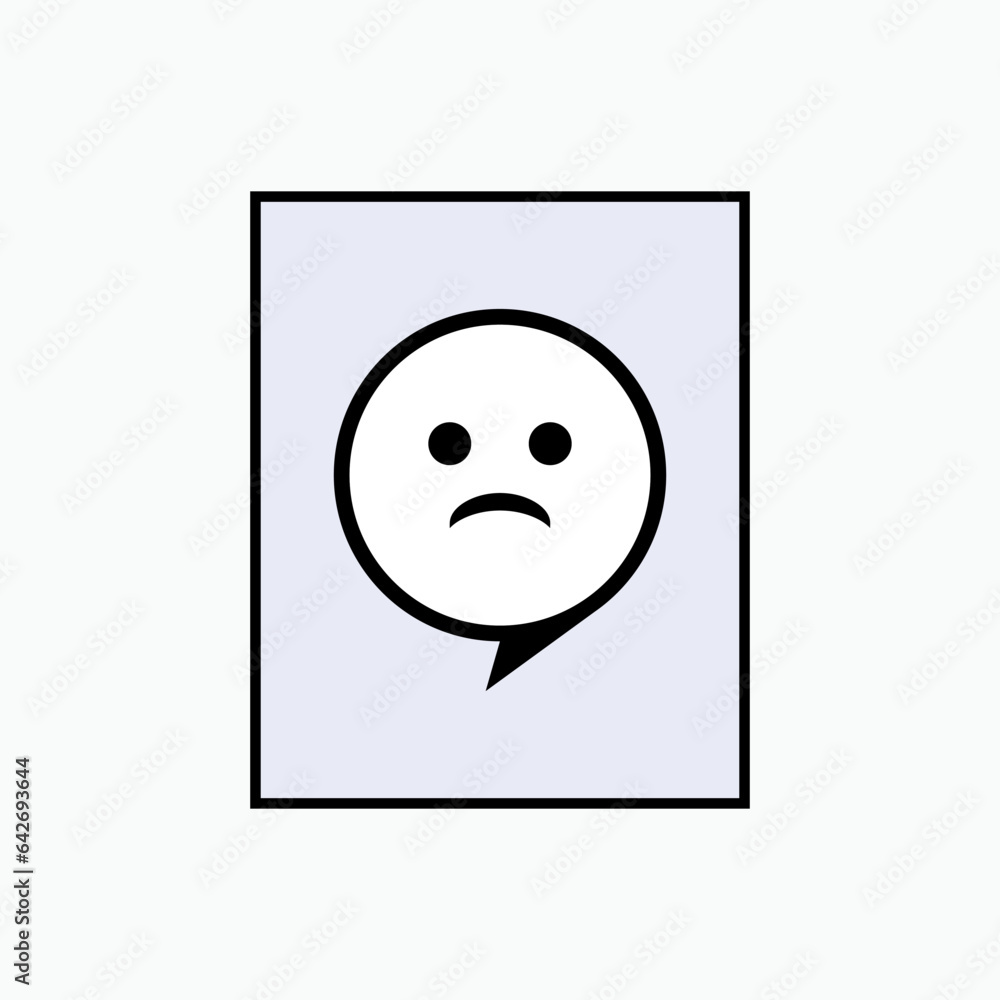 Complaint Icon. Grievance Symbol - Vector.  