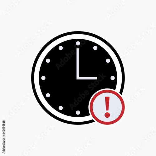 Delay Icon. Suspend, Postponement Symbol - Vector.