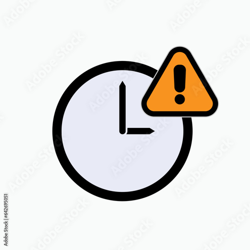 Delay Icon. Suspend, Postponement Symbol - Vector.