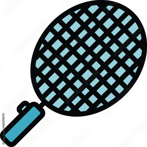 Insect pad icon outline vector. Control pest. Cute bug color flat