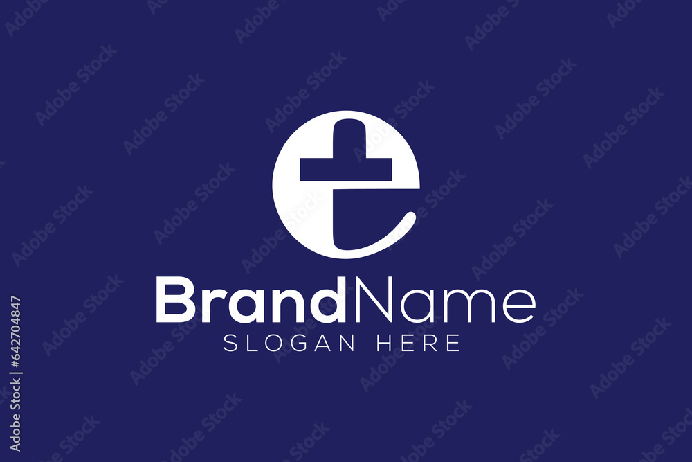 Minimal and Professional letter T E vector logo design Minimal and Professional letter T E vector logo design