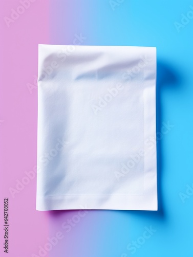 Stylish Napkin Dining Essential Photorealistic Vertical Illustration. Modern Tableware. Ai Generated Bright Illustration with Sophisticated Design Napkin Dining Essential.