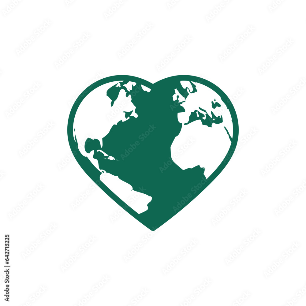 globe symbol or global creative logo for love. Save the earth and the world. globe symbol or global creative logo for love. Save the earth and the world.