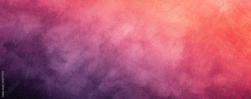 abstract color gradient grainy noise texture background. banner, copy space.