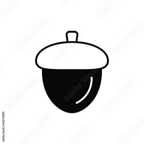 hazelnut icon. glyph icon