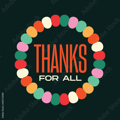 thank you  for sticker or tshirt design