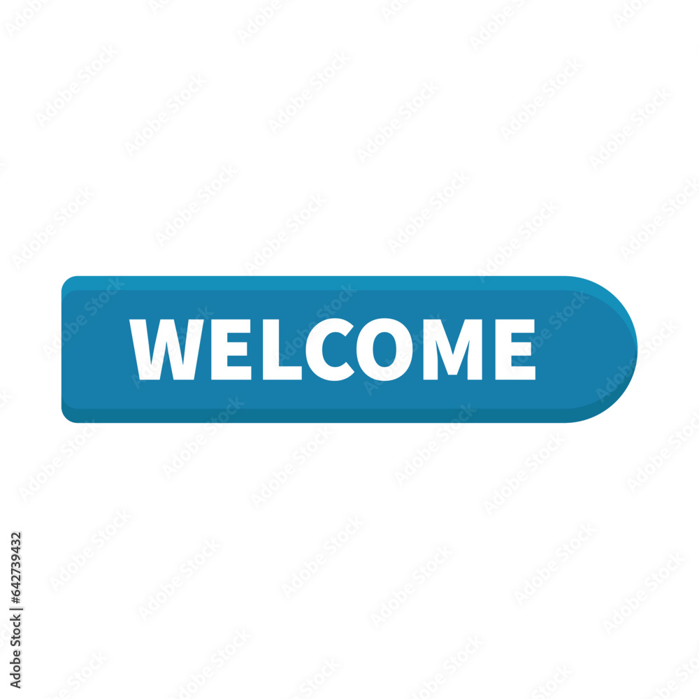 Welcome Sign In Blue Rectangle Rounded Shape For Business Announcement
Welcome Sign In Blue Rectangle Rounded Shape For Business Announcement