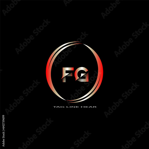 creative letter logo. gradient logo design with black background for your company. Free Download creative letter logo. gradient logo design with black background for your company. - GFXLoad