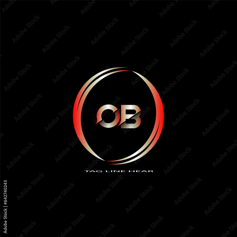 creative letter logo. gradient logo design with black background for your company. creative letter logo. gradient logo design with black background for your company.